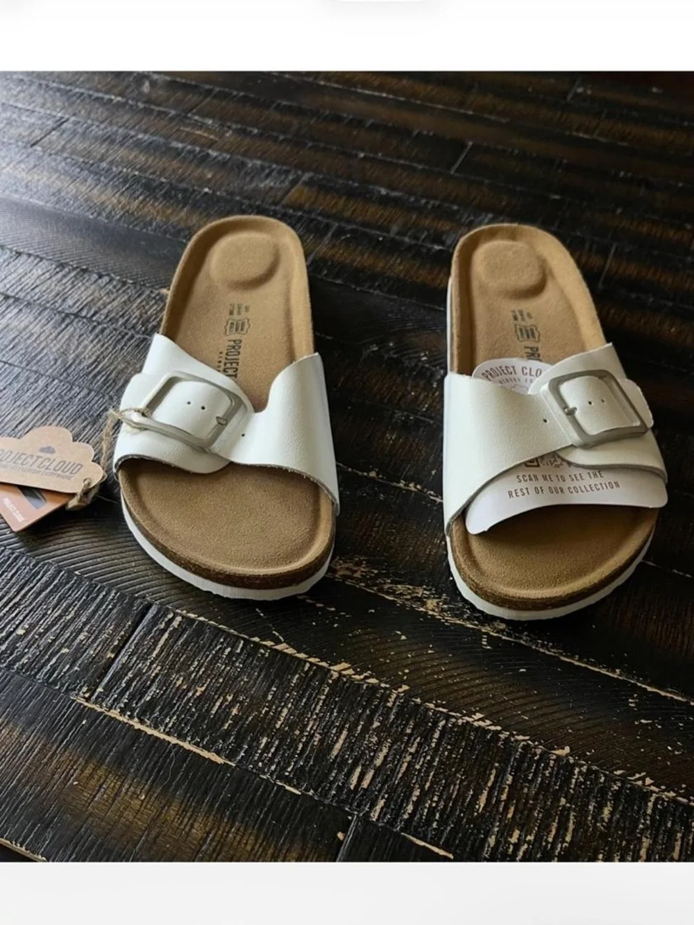 White Project Cloud Women's Sandals NWT